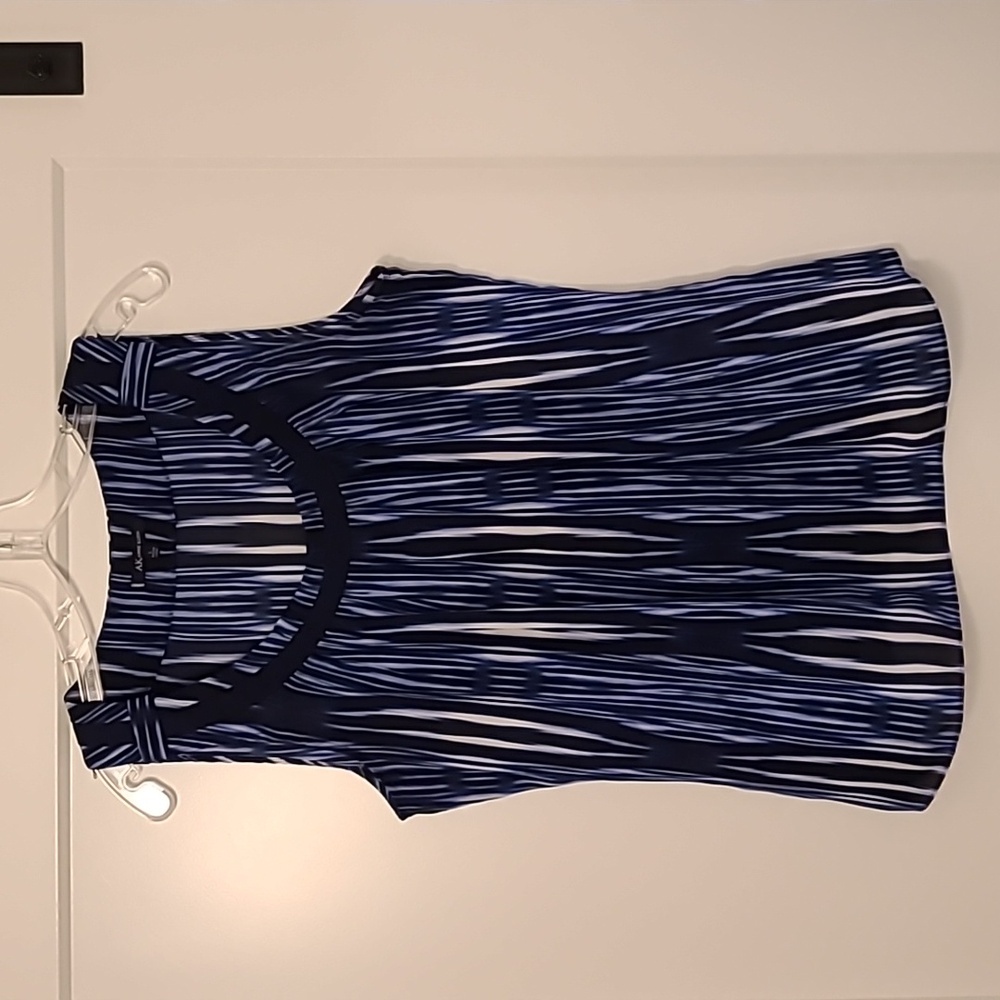 Anne Klein Blue Sleeveless Shell